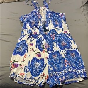 Blue romper